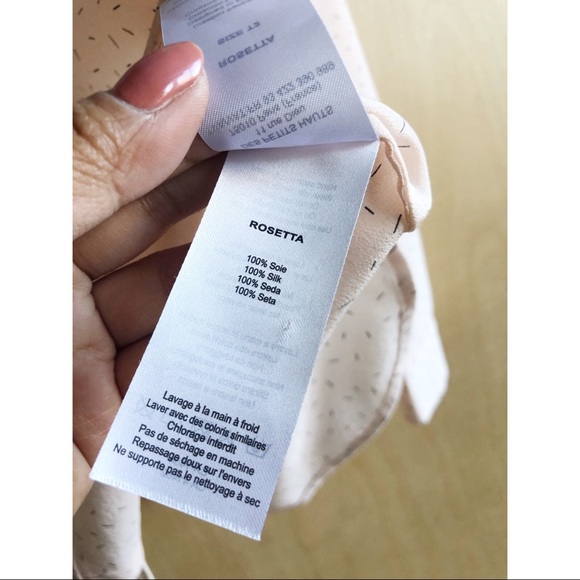 Des Petit Hauts Rosetta Silk Top, Sz. T2/38 🌸 - Picture 10 of 12